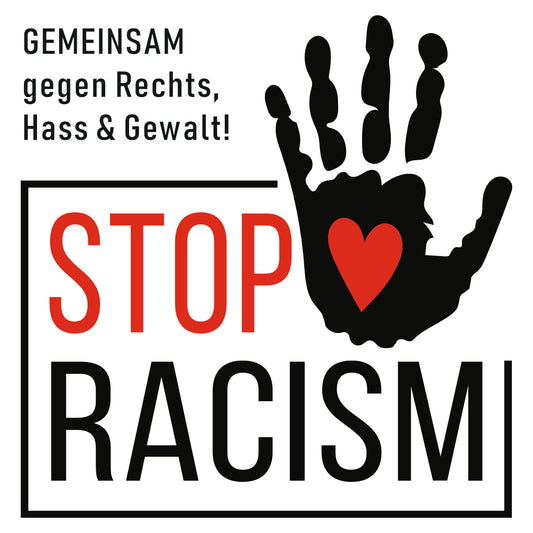 5er Set Aufkleber "No Racism"