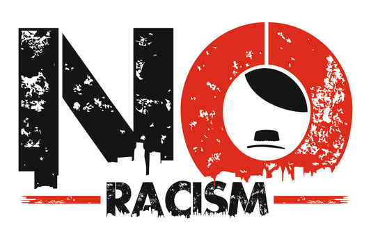 5er Set Aufkleber "No Racism"