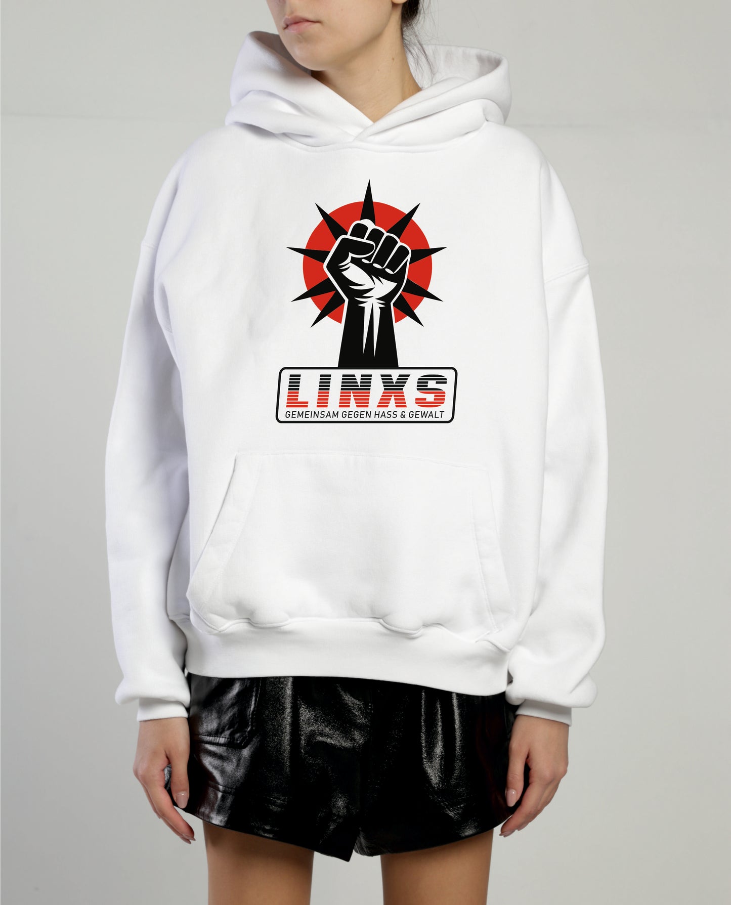 Hoddie Jack & Jones "LINXS" bedruckt mittels hochwertigem Siebdruck