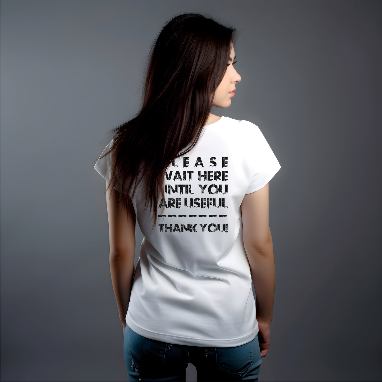 T-Shirt Jack & Jones "Wait here..." bedruckt mittels hochwertigem Siebdruck